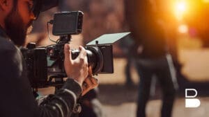 Indie Film Production setup in Delhi by Beat The Best with crew, camera, and local location background
